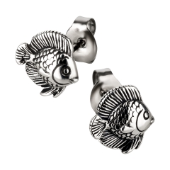 Ohrstecker 925 Silber Fisch